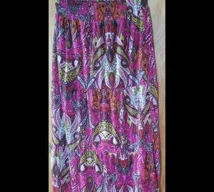 AGB Bohemian Style Maxi Skirt